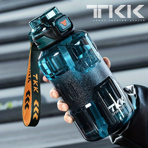 JIUSHI technology shop | TKK 1500ml BPA-Free Tritan Insulated Sports Travel Mug with Anti-Drop Design and Reusable Cap, Ideal for Adults and Hot Beverages