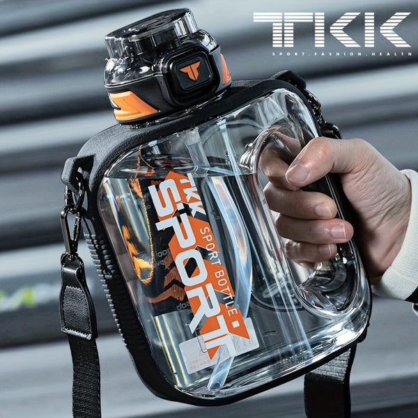 JIUSHI technology shop | TKK 1\u002F1.6\u002F2.0L Sports Water Bottle TRITAN Large Capacity Creative Cup Leak ProofOutdoor Adult Travel Kettle Gym Fitness Jugs BPA-Free