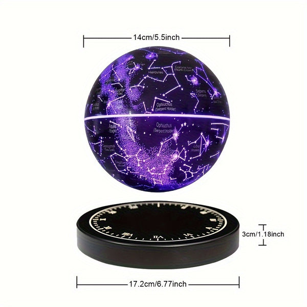 JIUSHI technology shop | Magnetic Levitation Floating Light Globe - Anti-Gravity Constellation Night Light, Led Starlight Ball For Office Decor, Unique Gift Idea